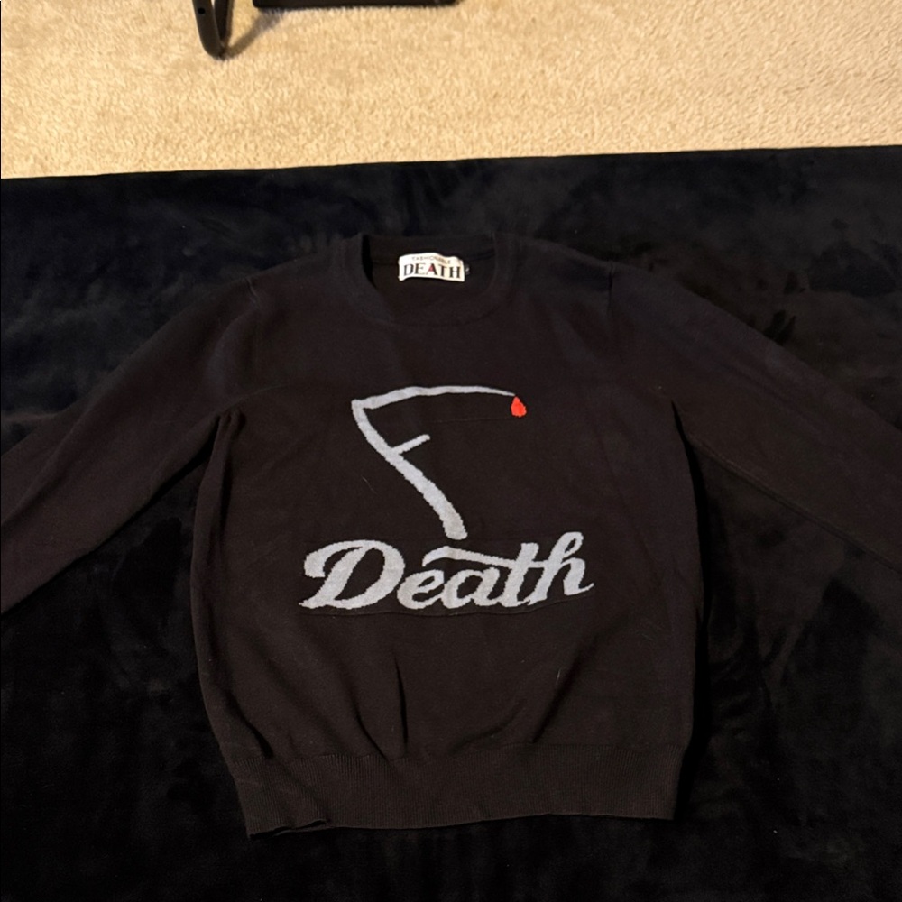 Black Crewneck Sweater for Men